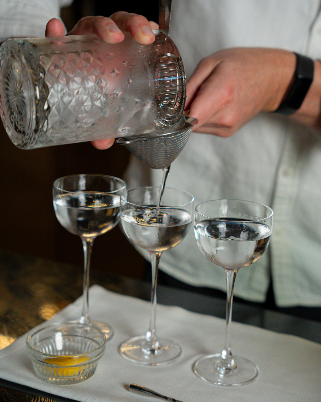 A martini at Cecilia